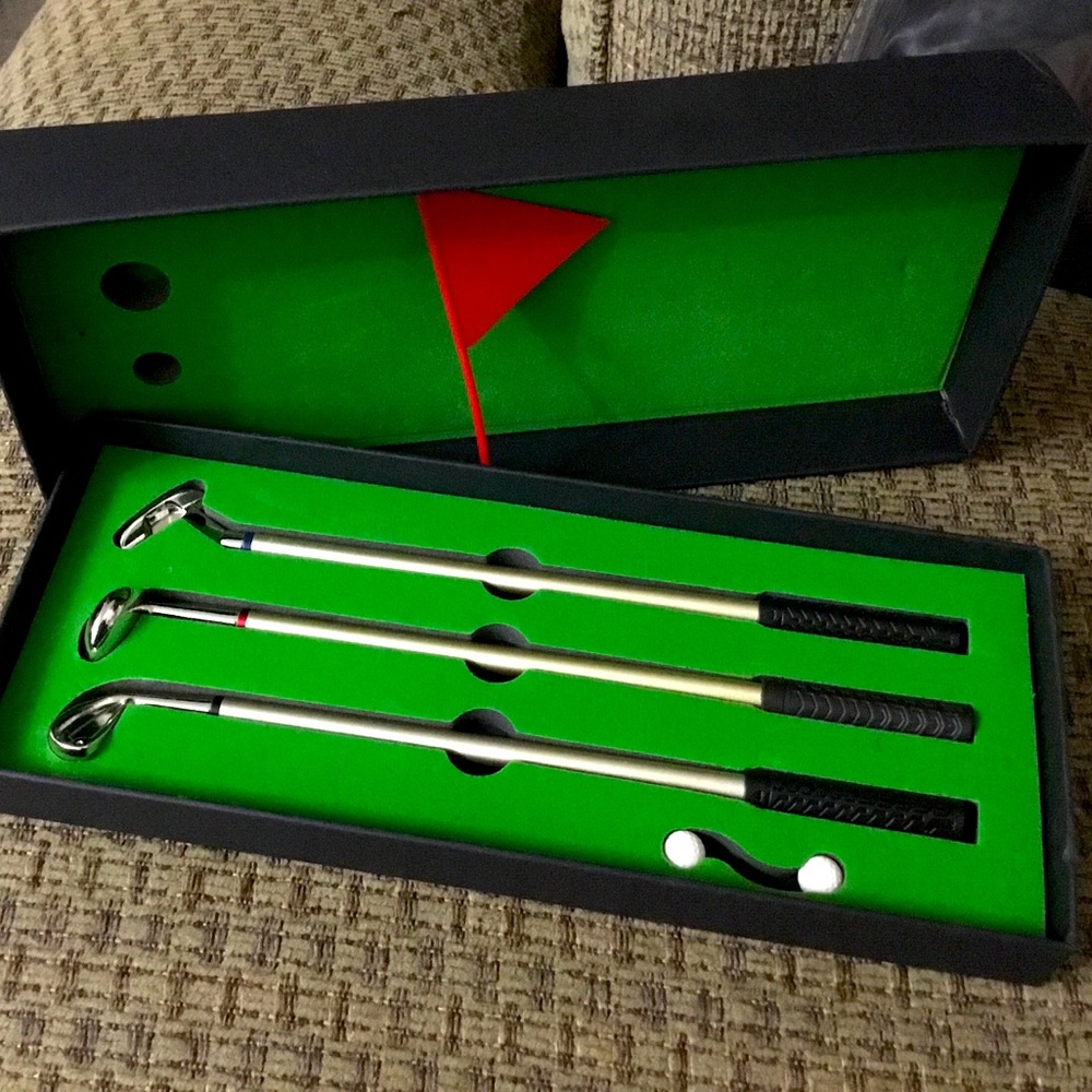 ⛳️ PGA Golf Ballpoint Pen Desk Set